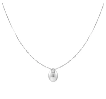 Ania Haie Silver Oval Charm Necklace