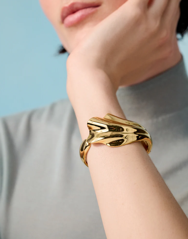 Jenny Bird Gold Medium Lydia Cuff