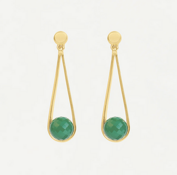 Dean Davidson Green Onyx Mini Ipanema Earrings