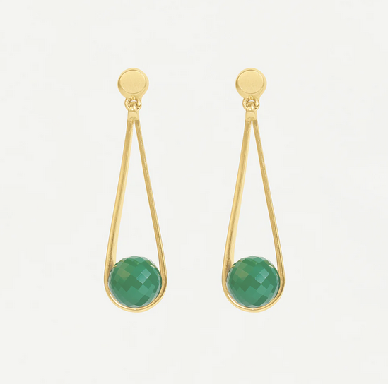 Dean Davidson Green Onyx Mini Ipanema Earrings