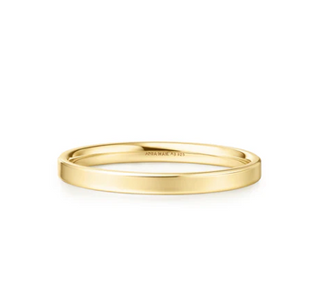 Ania Haie Gold Smooth 2mm Band Size 7