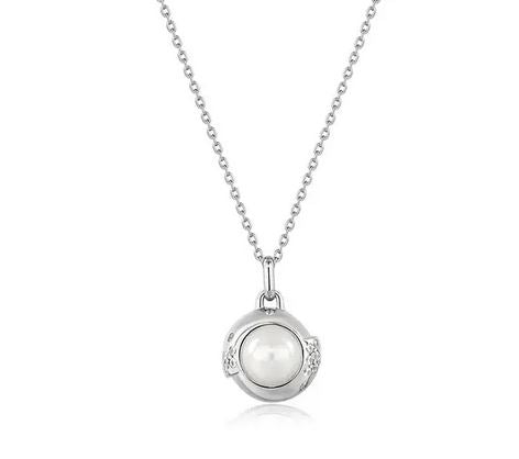 Ania Haie Silver Pearl Sphere Necklace