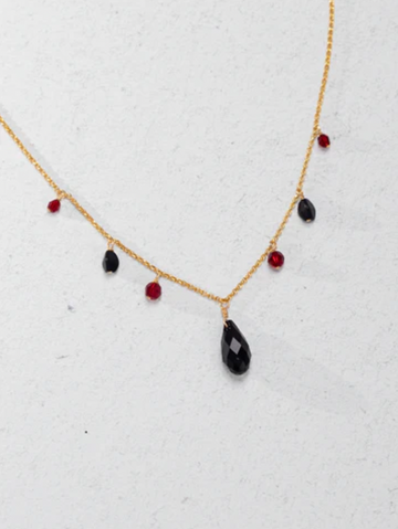 Holly Yashi Scarlet Onyx Victoria Necklace