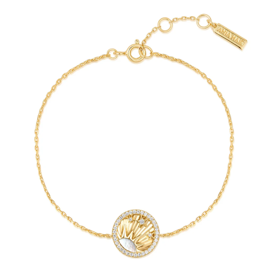 Ania Haie Gold Shiny Sun Stars Bracelet