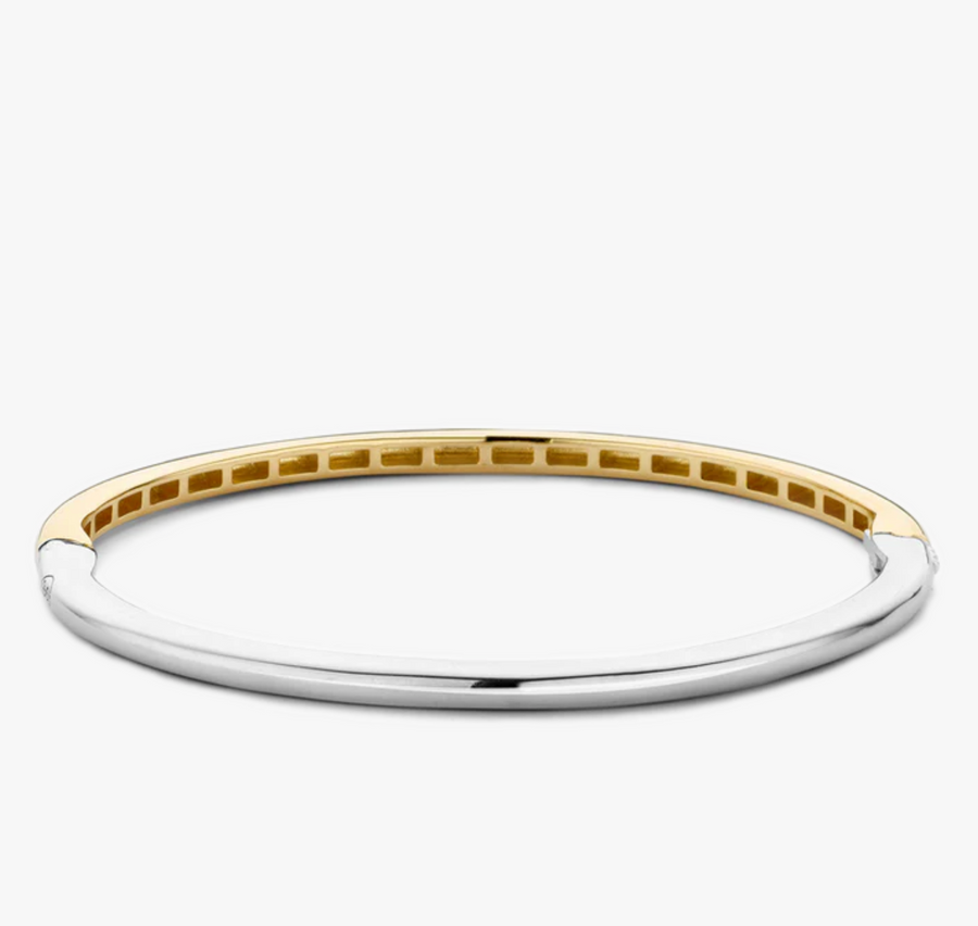 Ti Sento Two Tone Bangle Bracelet