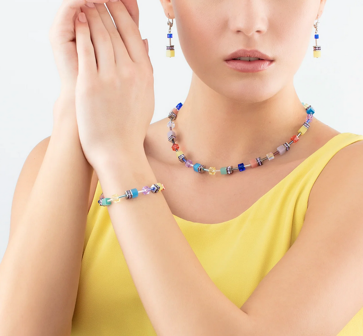 Coeur De Lion GeoCUBE® Yellow Earrings