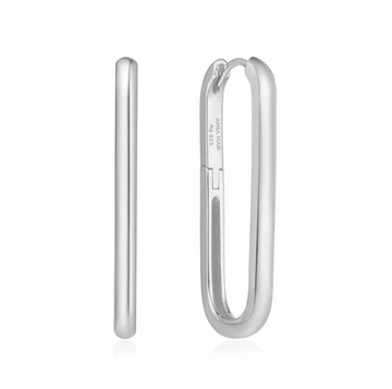 Ania Haie Silver Oversized U Hoop Earrings