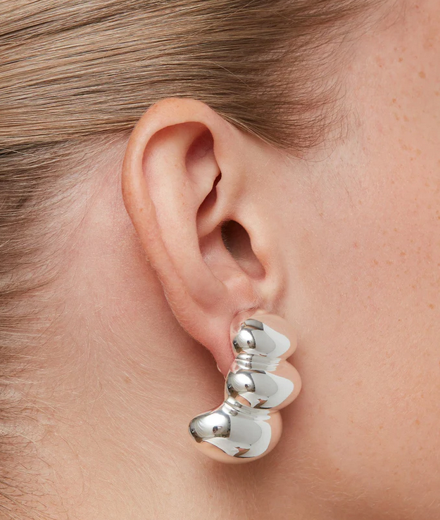 Jenny Bird Silver Non-Stop Earrings