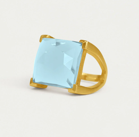 Dean Davidson Iridescent Sky Plaza Ring Size 8