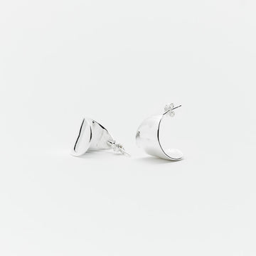 Marseille Sterling Silver Tapered Curl Earrings