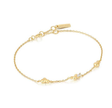 Ania Haie Gold Twisted Wave Chain Bracelet