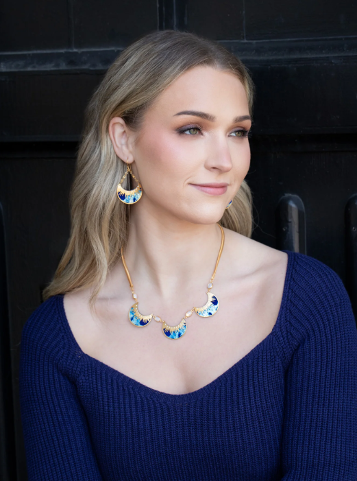 Holly Yashi Midnight Blue Selena Necklace