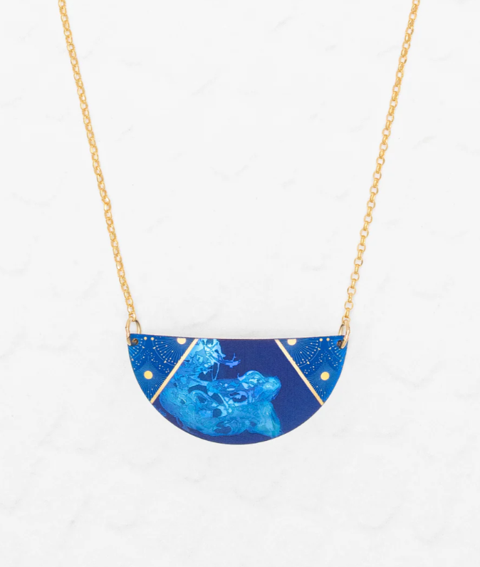 Holly Yashi Midnight Blue Orion Pendant Necklace