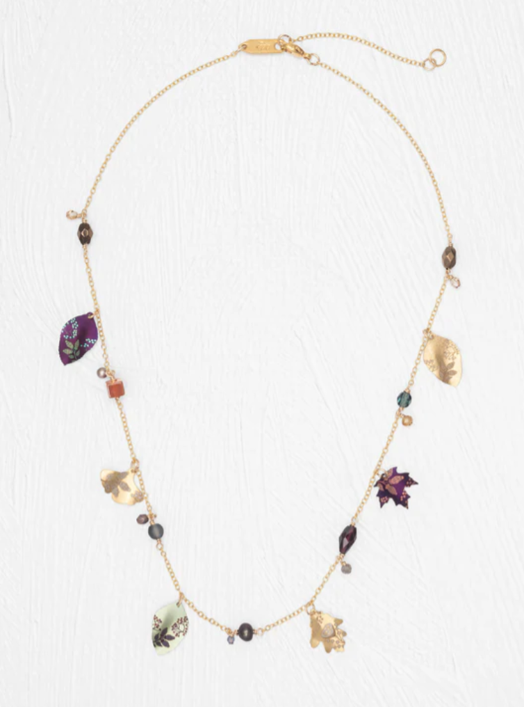 Holly Yashi Charming Leaf Necklace
