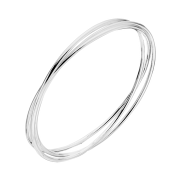 Marseille Sterling Silver Triple Bangle Set