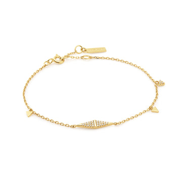 Ania Haie Gold Geometric Chain Bracelet