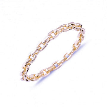 Kurshuni Rose Gold Chain Link Ring Size 6.75