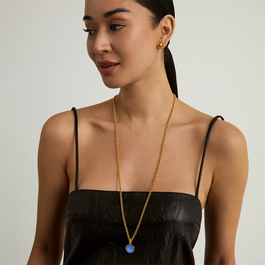 Dean Davidson Iridescent Blue Signature Necklace