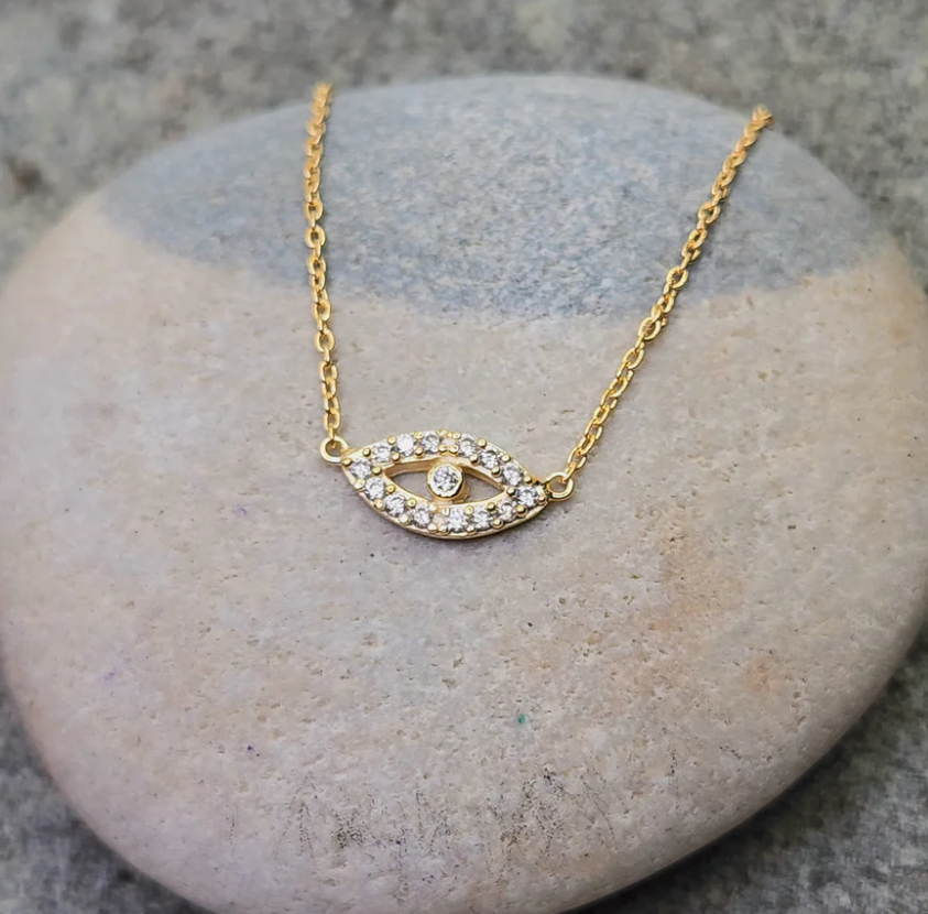 Heart And Lotus Gold All Is Well Necklace