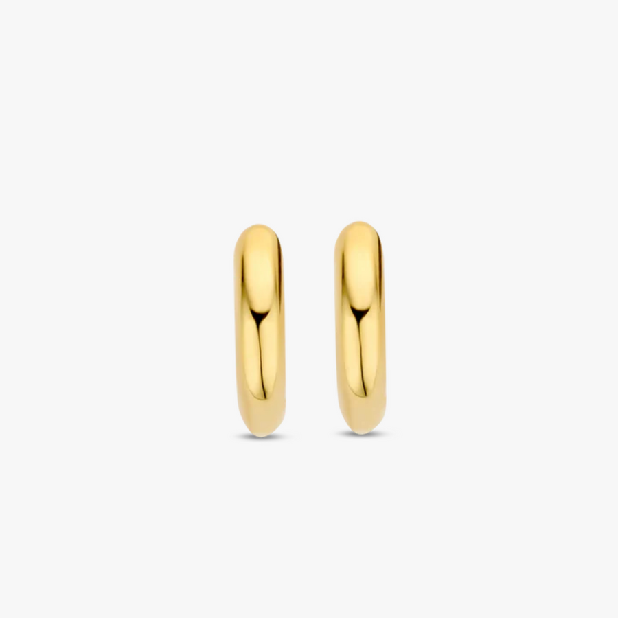 Ti Sento Gilded Gold Roundd Mini Huggie