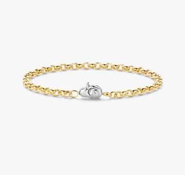Ti Sento Gold Curb Chain Bracelet