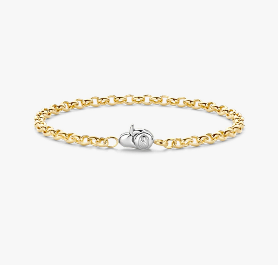 Ti Sento Gold Curb Chain Bracelet