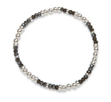 Beblue 'Be Balmy' Silver Grey Crystal Bracelet