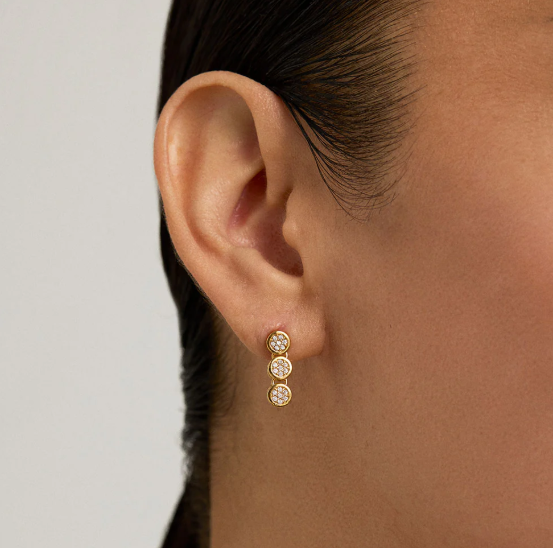 Dean Davidson Mirabeau Pave Droplet Earrings