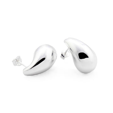 Marseille Sterling Silver Droplet Stud Earrings
