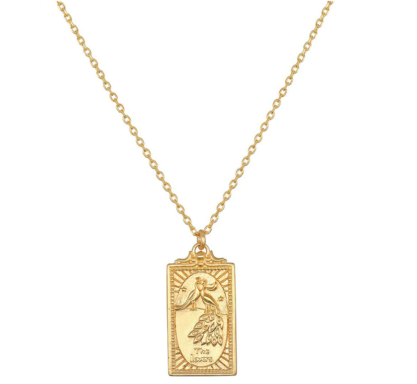 SATYA The Lovers Tarot Necklace