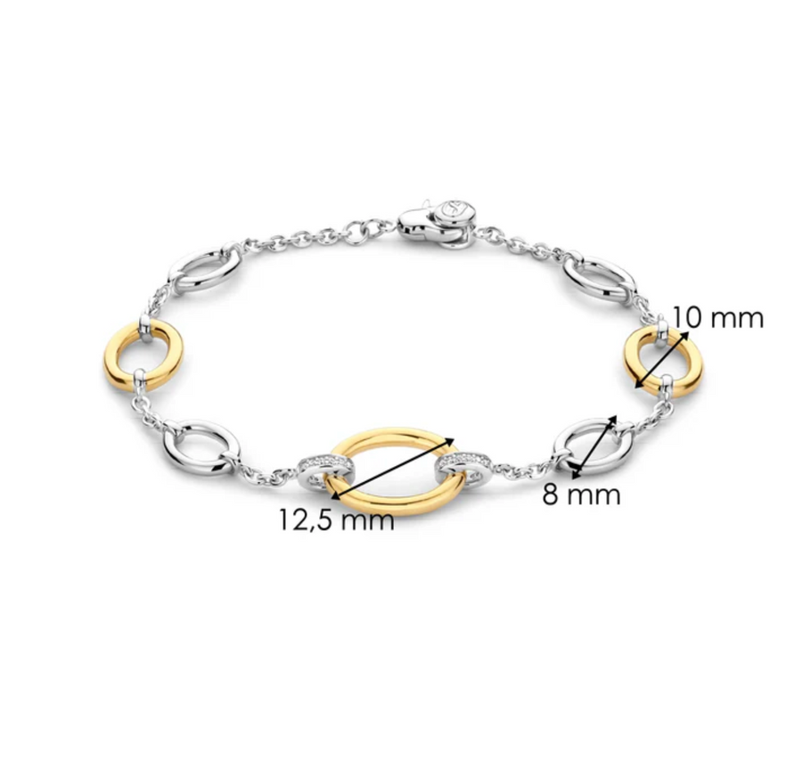 Ti Sento Oval Chain Bracelet
