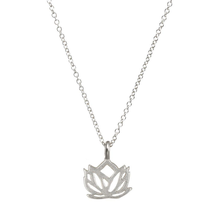 DogearedSilver 'New Beginnings' Lotus Neckalce