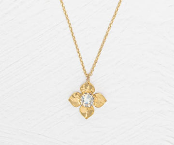 Holly Yashi Gold Petite Fleur Necklace