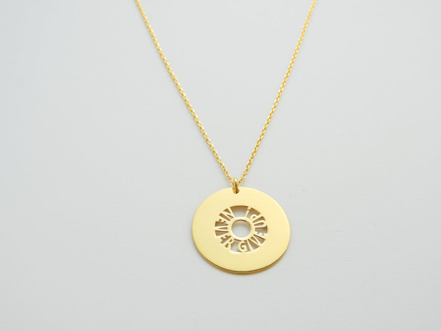 Kurshuni Gold Never Give Up Necklace