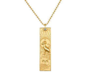 Satya Story of Aries Zodiac Necklace