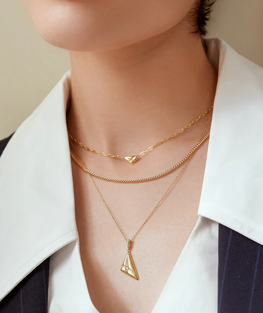 Ania Haie Gold Triangle Necklace