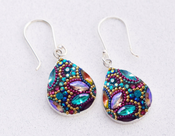 Mosaico Litmus Radiant Teardrop Earrings