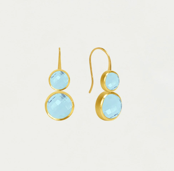 Dean Davidson Iridescent Sky Tulum Double Droplet Earrings