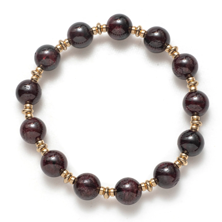 Beblue Gold Be Bubbly Red Velvet Bracelet