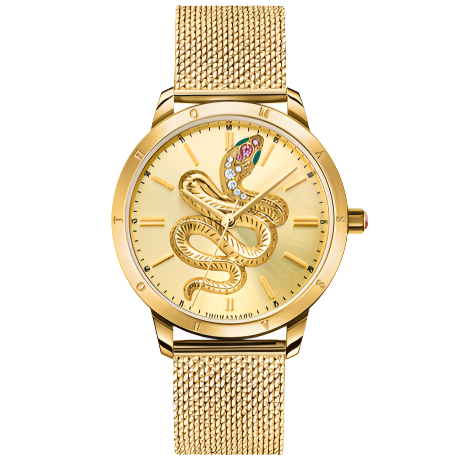 Thomas Sabo Gold Snake Watch