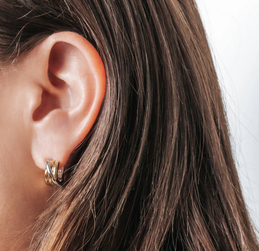 Ti Sento Two Tone Triple Crossover Huggies