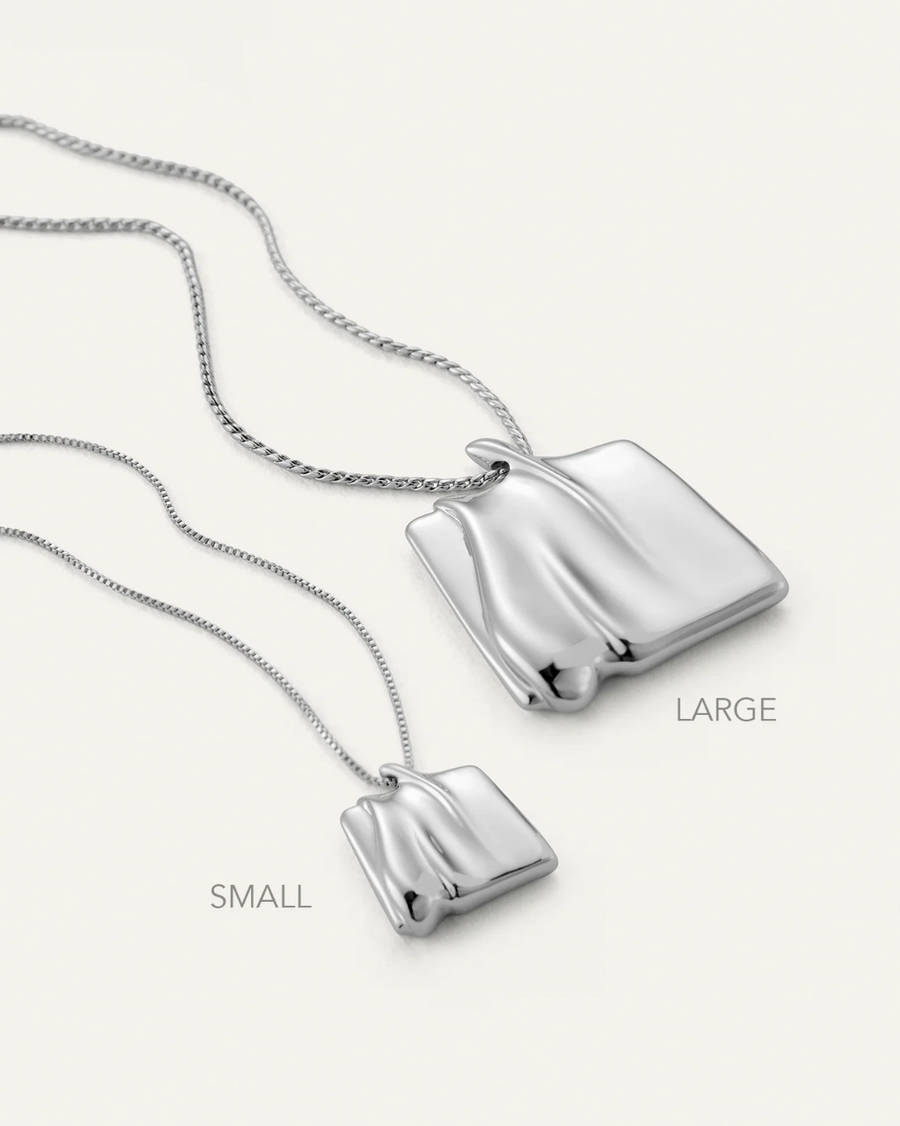 Jenny Bird Silver Small Sundra Pendant Necklace