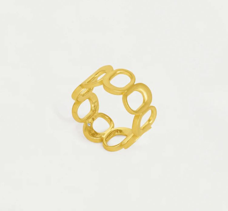 Dean Davidson Crosby Link Ring Size 7