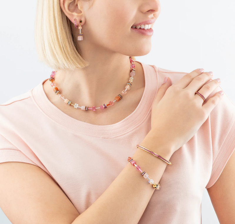 Couer De Lion Rose and Orange Bracelet