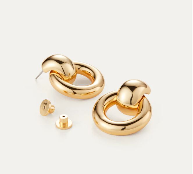 Jenny Bird Gold Mega Faye Knocker Earrings