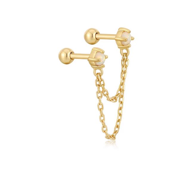 Ania Haie Gold Kyoto Opal Drop Single Earring