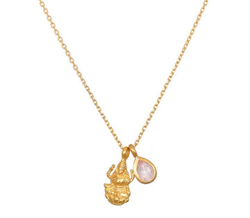 Satya Lakshmi Rose Quartz Necklace