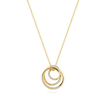 Sif Jakobs Gold CZ Spirale Necklace