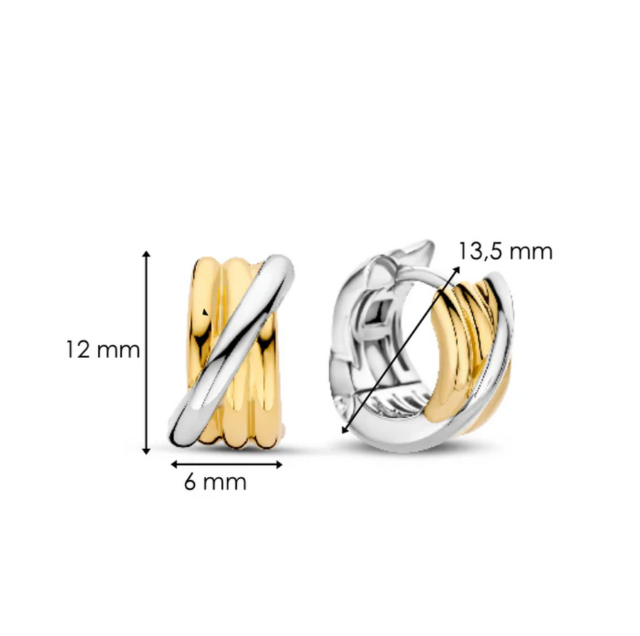 Ti Sento Two Tone Triple Crossover Huggies