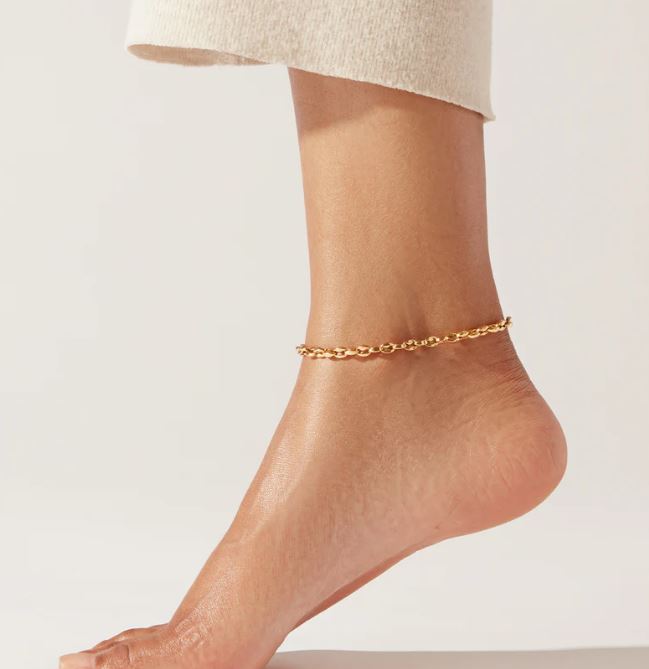 Jenny Bird Gold Large Dhani Anklet